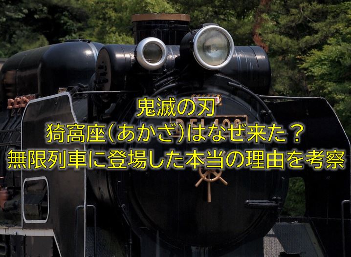 鬼滅の刃のあかざはなぜ来た 無限列車に猗窩座が登場した本当の理由を考察