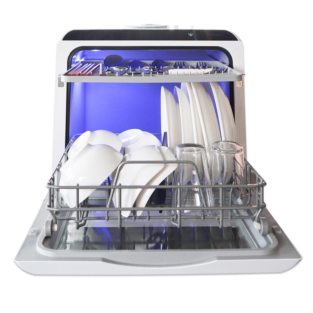 工事不要 食洗機 食器洗い乾燥機 THANKO サンコー ラクア STTDWAD 中身　オープン 食器枚数 庫内 広い
